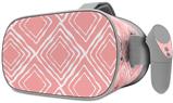 Decal style Skin Wrap compatible with Oculus Go Headset - Wavey Pink (OCULUS NOT INCLUDED)