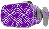Decal style Skin Wrap compatible with Oculus Go Headset - Wavey Purple (OCULUS NOT INCLUDED)