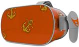Decal style Skin Wrap compatible with Oculus Go Headset - Anchors Away Burnt Orange (OCULUS NOT INCLUDED)