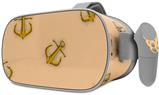 Decal style Skin Wrap compatible with Oculus Go Headset - Anchors Away Peach (OCULUS NOT INCLUDED)
