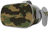 Decal style Skin Wrap compatible with Oculus Go Headset - WraptorCamo Digital Camo Timber (OCULUS NOT INCLUDED)