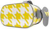 Decal style Skin Wrap compatible with Oculus Go Headset - Houndstooth Yellow (OCULUS NOT INCLUDED)