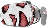 Decal style Skin Wrap compatible with Oculus Go Headset - Butterflies Pink (OCULUS NOT INCLUDED)