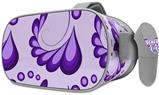 Decal style Skin Wrap compatible with Oculus Go Headset - Petals Purple (OCULUS NOT INCLUDED)