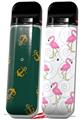 Skin Decal Wrap 2 Pack for Smok Novo v1 Anchors Away Hunter Green VAPE NOT INCLUDED
