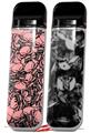 Skin Decal Wrap 2 Pack for Smok Novo v1 Scattered Skulls Pink VAPE NOT INCLUDED