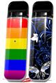 Skin Decal Wrap 2 Pack for Smok Novo v1 Rainbow Stripes VAPE NOT INCLUDED