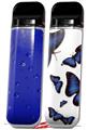 Skin Decal Wrap 2 Pack for Smok Novo v1 Raining Blue VAPE NOT INCLUDED