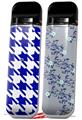 Skin Decal Wrap 2 Pack for Smok Novo v1 Houndstooth Royal Blue VAPE NOT INCLUDED