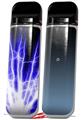 Skin Decal Wrap 2 Pack for Smok Novo v1 Lightning Blue VAPE NOT INCLUDED