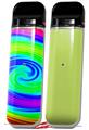 Skin Decal Wrap 2 Pack for Smok Novo v1 Rainbow Swirl VAPE NOT INCLUDED