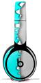 Skin Decal Wrap works with Original Beats Solo Pro Headphones Ripped Colors Neon Teal Gray Skin Only BEATS NOT INCLUDED