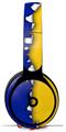 Skin Decal Wrap works with Original Beats Solo Pro Headphones Ripped Colors Blue Yellow Skin Only BEATS NOT INCLUDED