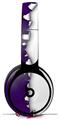 Skin Decal Wrap works with Original Beats Solo Pro Headphones Ripped Colors Purple White Skin Only BEATS NOT INCLUDED