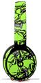Skin Decal Wrap works with Original Beats Solo Pro Headphones Scattered Skulls Neon Green Skin Only BEATS NOT INCLUDED