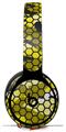 Skin Decal Wrap works with Original Beats Solo Pro Headphones HEX Mesh Camo 01 Yellow Skin Only BEATS NOT INCLUDED
