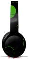 Skin Decal Wrap works with Original Beats Solo Pro Headphones Lots of Dots Green on Black Skin Only BEATS NOT INCLUDED