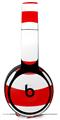 Skin Decal Wrap works with Original Beats Solo Pro Headphones Bullseye Red and White Skin Only BEATS NOT INCLUDED
