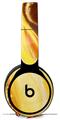 Skin Decal Wrap works with Original Beats Solo Pro Headphones Mystic Vortex Yellow Skin Only BEATS NOT INCLUDED
