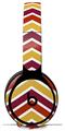 Skin Decal Wrap works with Original Beats Solo Pro Headphones Zig Zag Yellow Burgundy Orange Skin Only BEATS NOT INCLUDED