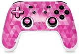 Skin Decal Wrap works with Original Google Stadia Controller Triangle Mosaic Fuchsia Skin Only CONTROLLER NOT INCLUDED