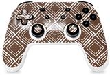 Skin Decal Wrap works with Original Google Stadia Controller Wavey Chocolate Brown Skin Only CONTROLLER NOT INCLUDED