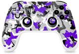 Skin Decal Wrap works with Original Google Stadia Controller Sexy Girl Silhouette Camo Purple Skin Only CONTROLLER NOT INCLUDED