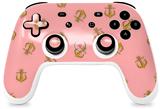 Skin Decal Wrap works with Original Google Stadia Controller Anchors Away Pink Skin Only CONTROLLER NOT INCLUDED