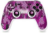 Skin Decal Wrap works with Original Google Stadia Controller HEX Mesh Camo 01 Pink Skin Only CONTROLLER NOT INCLUDED