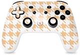 Skin Decal Wrap works with Original Google Stadia Controller Houndstooth Peach Skin Only CONTROLLER NOT INCLUDED