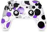 Skin Decal Wrap works with Original Google Stadia Controller Lots of Dots Purple on White Skin Only CONTROLLER NOT INCLUDED