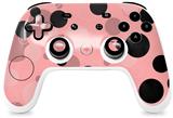 Skin Decal Wrap works with Original Google Stadia Controller Lots of Dots Pink on Pink Skin Only CONTROLLER NOT INCLUDED
