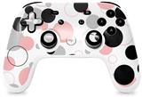 Skin Decal Wrap works with Original Google Stadia Controller Lots of Dots Pink on White Skin Only CONTROLLER NOT INCLUDED