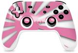 Skin Decal Wrap works with Original Google Stadia Controller Rising Sun Japanese Flag Pink Skin Only CONTROLLER NOT INCLUDED