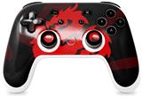 Skin Decal Wrap works with Original Google Stadia Controller Oriental Dragon Red on Black Skin Only CONTROLLER NOT INCLUDED