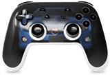 Skin Decal Wrap works with Original Google Stadia Controller 2010 Chevy Camaro Aqua - Black Stripes on Black Skin Only CONTROLLER NOT INCLUDED