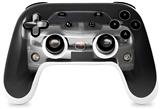 Skin Decal Wrap works with Original Google Stadia Controller 2010 Chevy Camaro Silver - Black Stripes on Black Skin Only CONTROLLER NOT INCLUDED