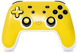 Skin Decal Wrap works with Original Google Stadia Controller Solids Collection Yellow Skin Only CONTROLLER NOT INCLUDED