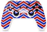 Skin Decal Wrap works with Original Google Stadia Controller Zig Zag Red White and Blue Skin Only CONTROLLER NOT INCLUDED