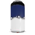 WraptorSkinz Skin Decal Wrap compatible with Yeti 16oz Tal Colster Can Cooler Insulator Ripped Colors Blue White (COOLER NOT INCLUDED)