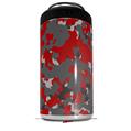 WraptorSkinz Skin Decal Wrap compatible with Yeti 16oz Tal Colster Can Cooler Insulator WraptorCamo Old School Camouflage Camo Red (COOLER NOT INCLUDED)