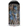 WraptorSkinz Skin Decal Wrap compatible with Yeti 16oz Tal Colster Can Cooler Insulator WraptorCamo Grassy Marsh Camo Neon Blue (COOLER NOT INCLUDED)