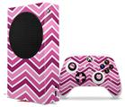 WraptorSkinz Skin Wrap compatible with the 2020 XBOX Series S Console and Controller Zig Zag Pinks (XBOX NOT INCLUDED)