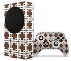 WraptorSkinz Skin Wrap compatible with the 2020 XBOX Series S Console and Controller Boxed Chocolate Brown (XBOX NOT INCLUDED)