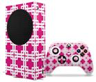WraptorSkinz Skin Wrap compatible with the 2020 XBOX Series S Console and Controller Boxed Fushia Hot Pink (XBOX NOT INCLUDED)