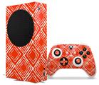WraptorSkinz Skin Wrap compatible with the 2020 XBOX Series S Console and Controller Wavey Red (XBOX NOT INCLUDED)
