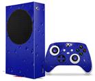 WraptorSkinz Skin Wrap compatible with the 2020 XBOX Series S Console and Controller Raining Blue (XBOX NOT INCLUDED)