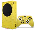 WraptorSkinz Skin Wrap compatible with the 2020 XBOX Series S Console and Controller Raining Yellow (XBOX NOT INCLUDED)