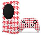 WraptorSkinz Skin Wrap compatible with the 2020 XBOX Series S Console and Controller Houndstooth Coral (XBOX NOT INCLUDED)