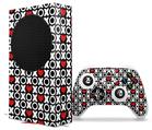 WraptorSkinz Skin Wrap compatible with the 2020 XBOX Series S Console and Controller XO Hearts (XBOX NOT INCLUDED)